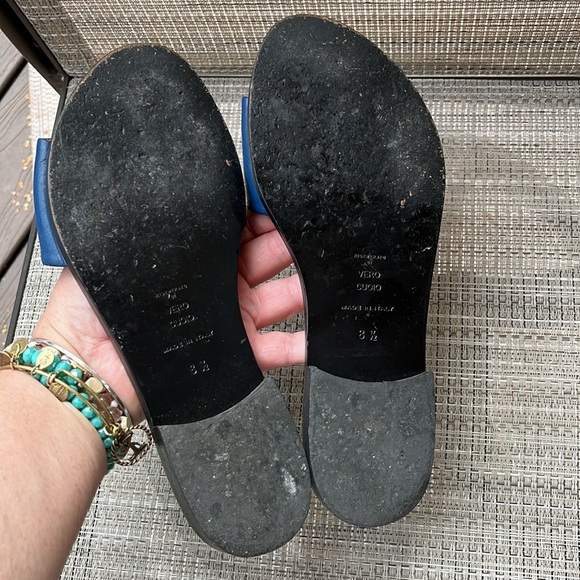 EVERLANE LADIES BLUE SLIDES SANDALS-8.5 - Picture 5 of 9